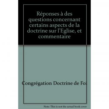 Réponses à des questions concernant certains aspects de la doctrine sur l'Eglise
