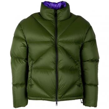 Green Nylon Jackets & Coat