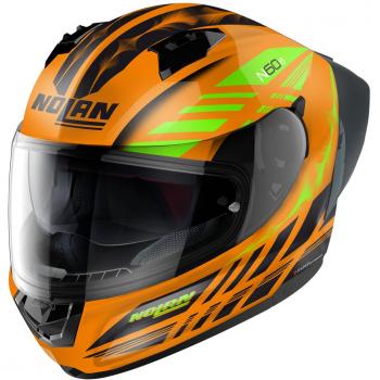 Nolan N60-6 Sport Hotfoot Helm Schwarz Orange L männlich