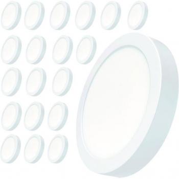 Plafón Superficie LED 220mm 20W Blanco Frío