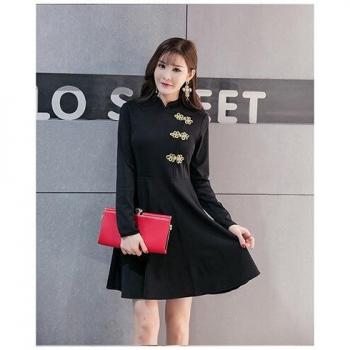 Harajuku Style Long Sleeve Dress