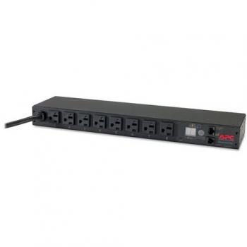 PDU 1U 20A 120V con 8 porte 5-20 Meterizzato