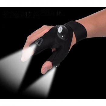 Breathable Waterproof Fishing Gloves with LED
