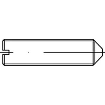 Nobrand M6 Gewindestift DIN 553, blank, 30mm
