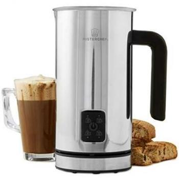 MisterChef Versatile Hot & Cold Milk Frothing Machine for Baristas