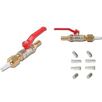 Robinet Express Sicoba 3/8 pour sablage aérogommeuse, 8 buses céramiques blanches
