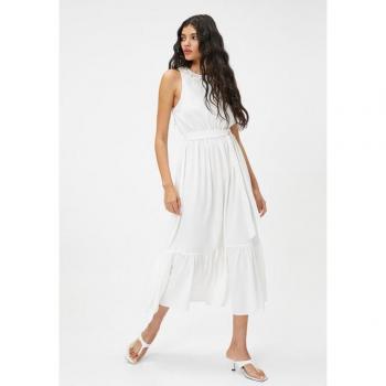 Koton Volant Midi-Kleid für besondere Anlässe