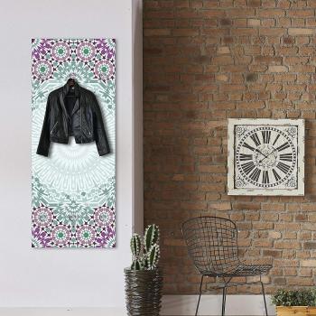 Aurelia Garderobenleiste mit 6 Haken, 50 x 120 cm von queence