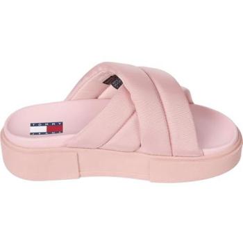 Tommy Jeans Zeppa Sandali Rosso Pallido EU 36