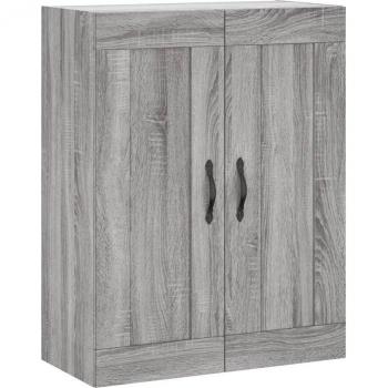Mobile Paredino Grigio Sonoma 69,5x34x90 cm Legno Multistrato
