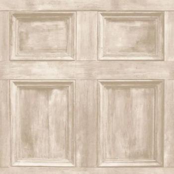 Chic Brown Wood Paneling Wallpaper 10m x 52cm
