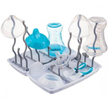 Scaffale Asciugatura Bottiglie BabyOno 1 Unità, Colore Bianco