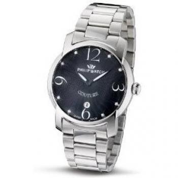 Philip Watch Orologio Argento/Nero Swiss Couture