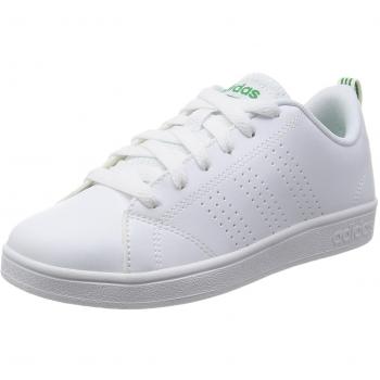Adidas Jungen Vs Advantage Clean K Turnschuhe, Weiß (Ftwbla / Ftwbla / Grün), 31 EU