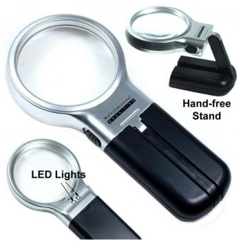 Lupa de Lectura 3en1 con Luz LED