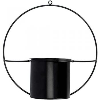 Mètre de Jardin Murale Noir – Forme Ronde