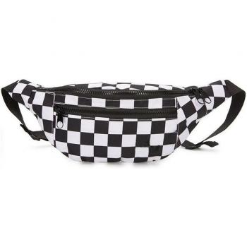 Ladies Plaid Banana Fanny Pack