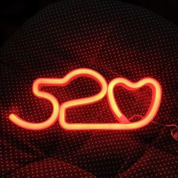Neon LED Love Sign for Home Decor