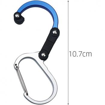Mosquetón de Acero Inoxidable para Camping
