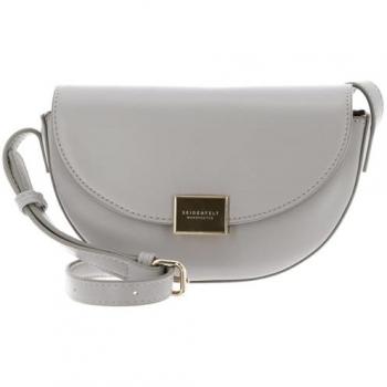 Seidenfelt Ellanda Umhängetasche 21 cm hellgrau/gold