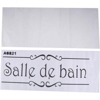 Vinyl Wall Art for Bathroom Door