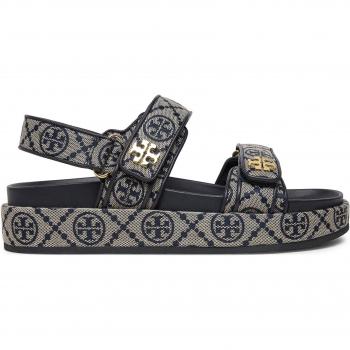 Jacquard Platform Sandals by Tory Burch
