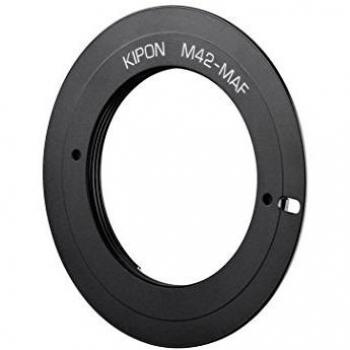 Kipon M42-to-Minolta AF Lens Mount Adapter for Black Camera Body, Lens Adapter, Black