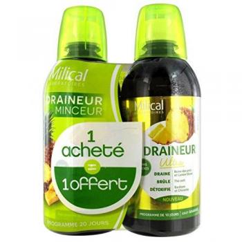Milical Draineur Minceur Ultra Lot de 2 x 500 ml