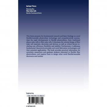 Fiber Solar Cells: Materials, Processing and Devices