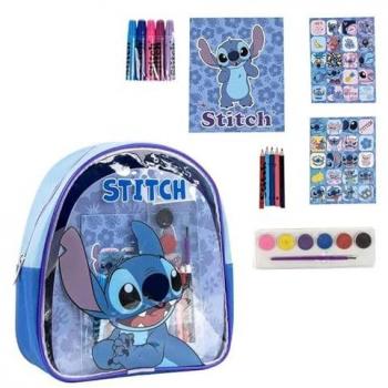 Mochila Stitch e Acessórios para Colorir