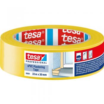 Tesa Professional Plastering Tape Yellow 33 m x 30 mm