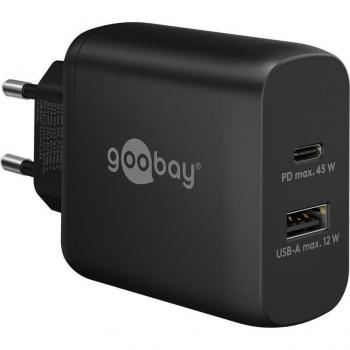 Goobay 45W Charger Double – Compatibilité Smartphones/Tablettes