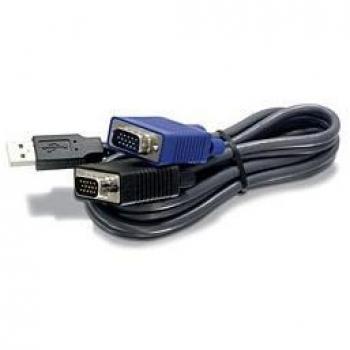 Cable KVM Trendnet TK-CU15 Negro