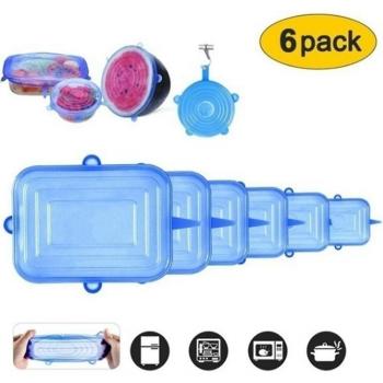 Bol d'emballage alimentaire en silicone, 12 pièces