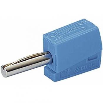 WAGO Spina a banana 4 mm dritta Blu