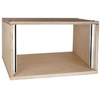 Birke MP 4HE Studio Rack – Raw Wood