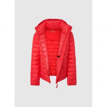 Plumífero Acolchado con Capucha Pepe Jeans Sonnah Rojo Mujer