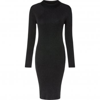 Esmara® Damen Strickkleid für besondere Anlässe (Schwarz, S (36/38))