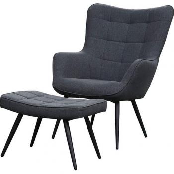 ByLIVING Set „Uta“ – Doppel-Sessel‑Set mit Ottomansitz