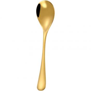 Elegant Stainless Steel Spoon with Ceramic Grip