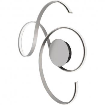 Plafonnier Métal Argent Dimmable
