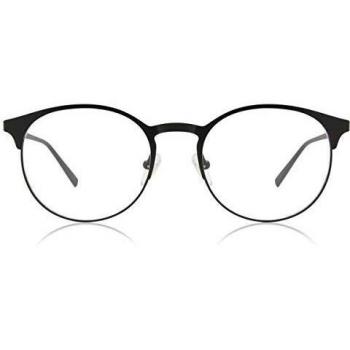 Oval Montura Negros Metalizado, Lentes Recetados – SmartBuy Anti‑Blue