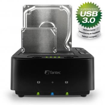 Solution de sauvegarde externe USB 3.0 Noir Fantec MR-CopyDU3
