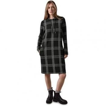 Sweatkleid CECIL knielang, schwarz, Damen