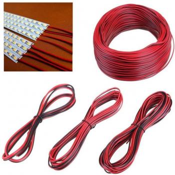 Red and Black 2-Pin Electric Wire Cable