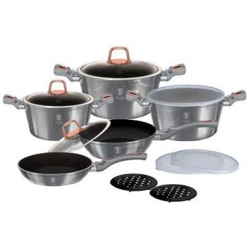 Distributeur de cuisine BerlingerHaus 13 pièces Moonlight Titanium BH‑7033