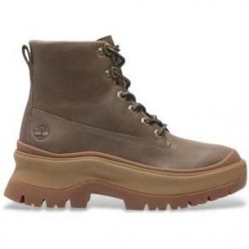 Timberland Lace-up Boots for Women, Brown Leather Ankle Boots, Size: US 8 (UK 7.5)