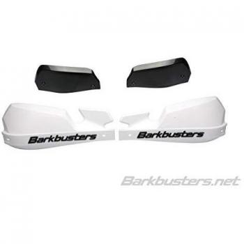Barkbusters VPS MX Deflektor schwarz mit weißen Handschutzabdeckungen unisex
