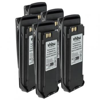 Motorola Compatible 5x Li‑Ion Battery (1800 m