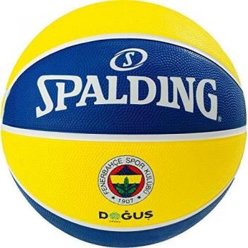 Spalding Adult Basketball in Gelb und Blau (7)